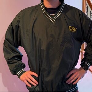 Rare Find! Vintage 90's CSU Baseball Pullover Jacket size XL
